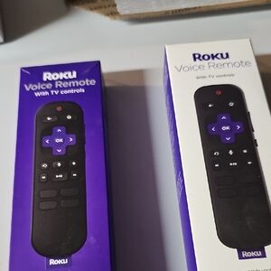 Roku Voice Remote - Purple and White